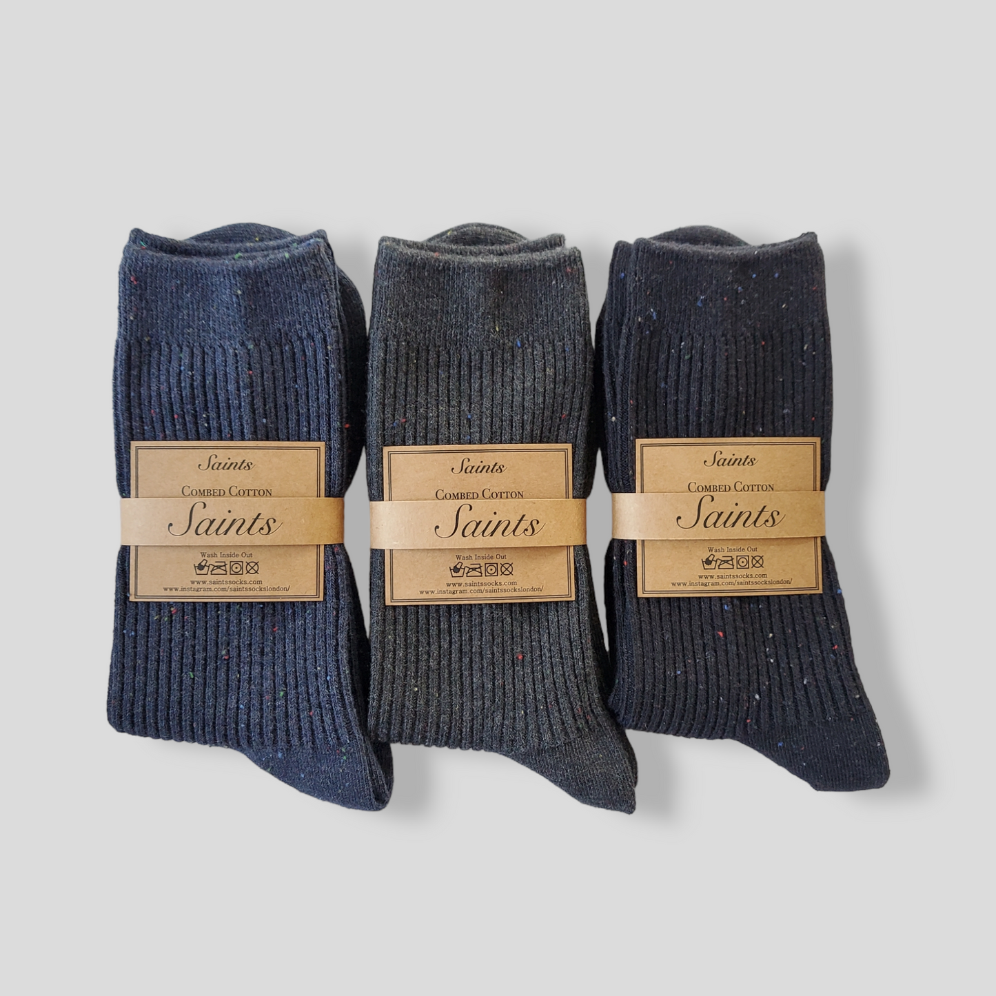 Lovely Colour Dot Cotton Socks [6 Colours available]