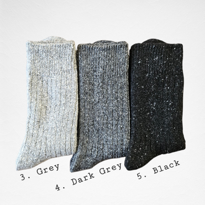 Cozy Warm Wool Men's Socks [5 Colours Available]