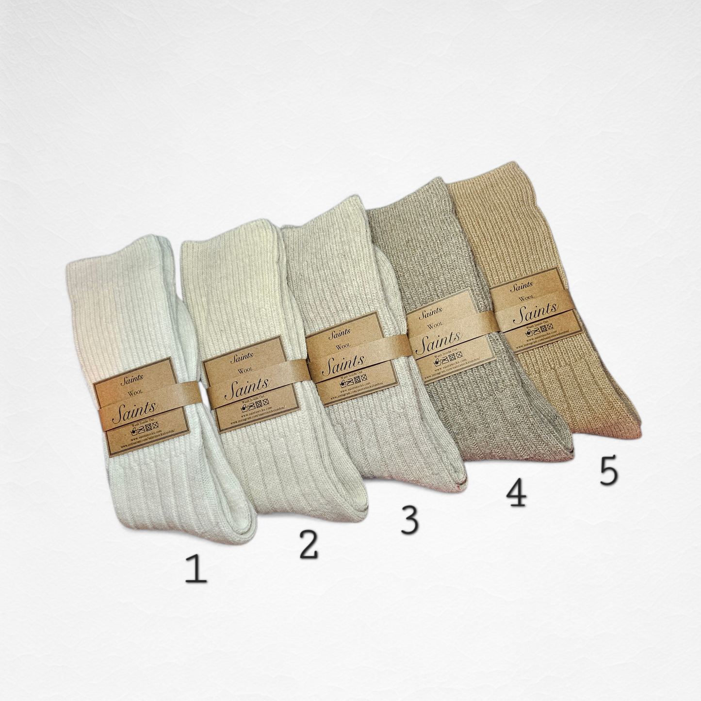 Cozy Warm Solid Colour Wool Women's Socks [20 Colours available]