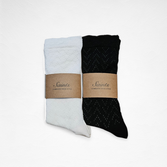 Mesh Knit Women Socks [2 Colours available]