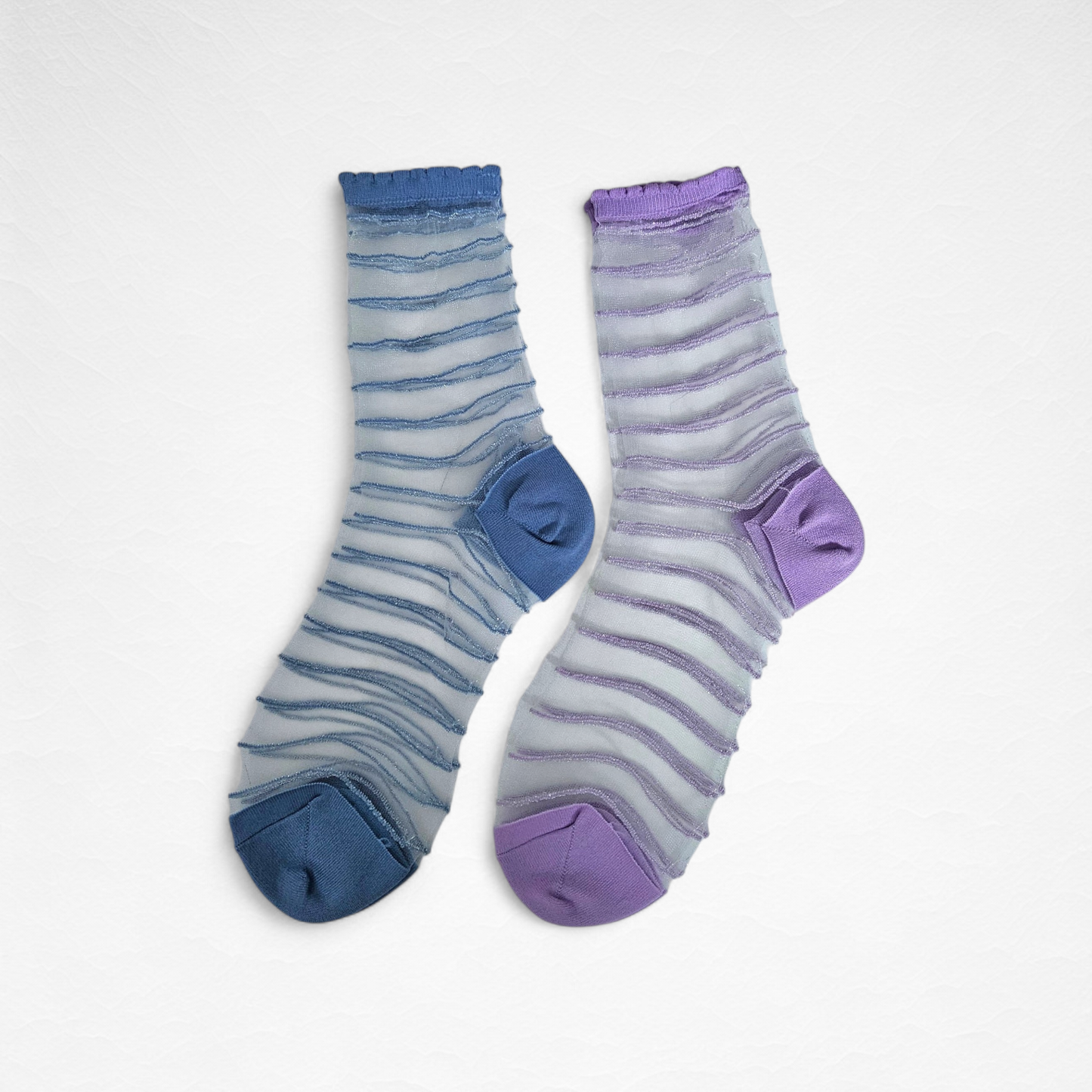 Shimmer Stripe Women Socks [2 Colours available]