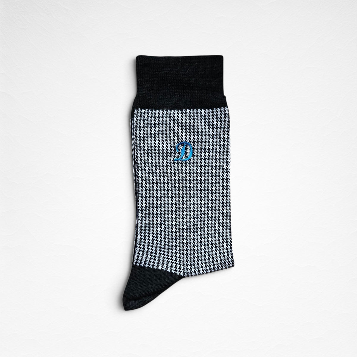 [Personalised embroidery available] Houndstooth Pattern Men's Socks [4 Colours available]