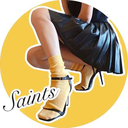 Long See-through Women's Socks [10 Colours available]