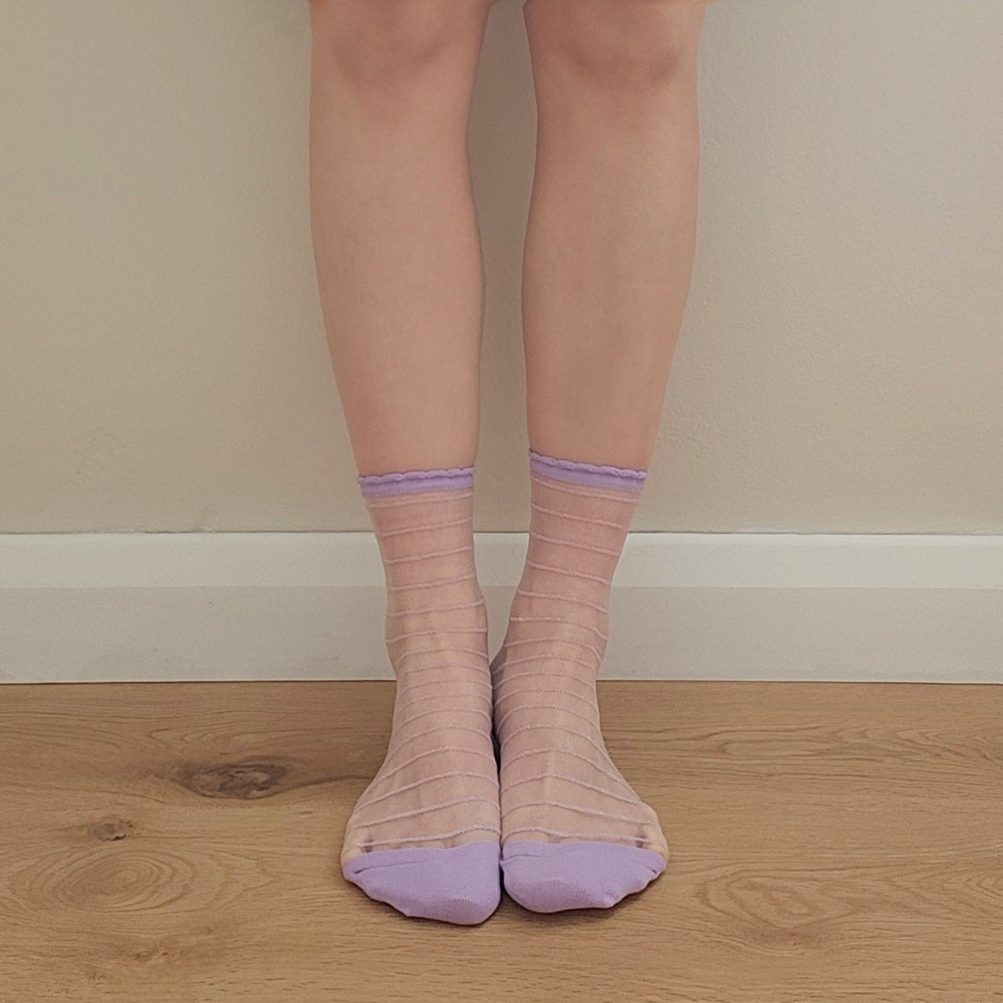 Shimmer Stripe Women Socks [2 Colours available]