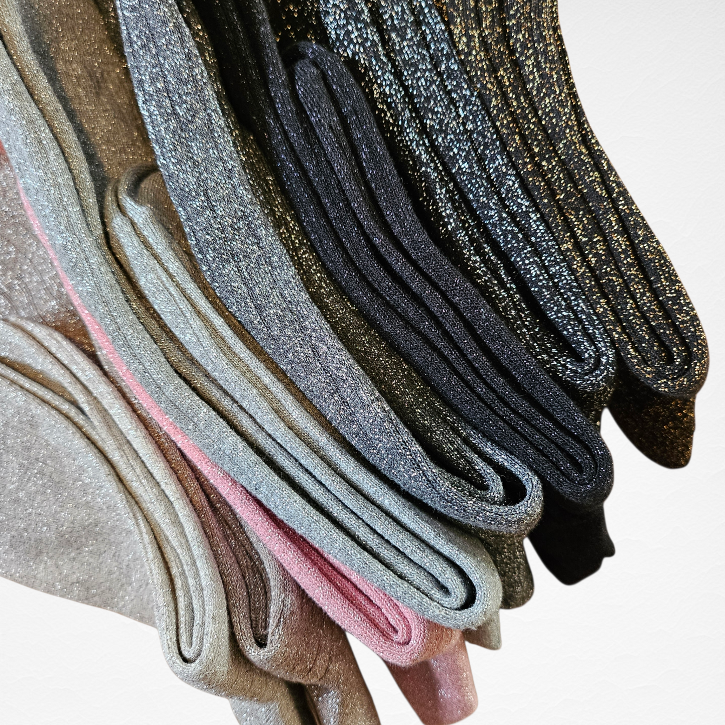 Glitter Women's Cotton Socks [8 Colours available]
