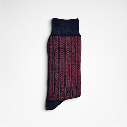 Unique Pattern Jacquard Men's Socks