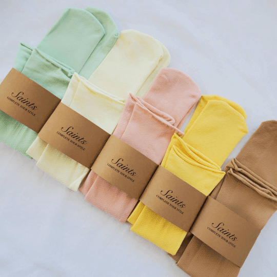 Crease Soft Women's Socks [5Colours available]