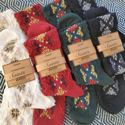 Snow Line Winter Cotton Women's Socks [4 Colours available]